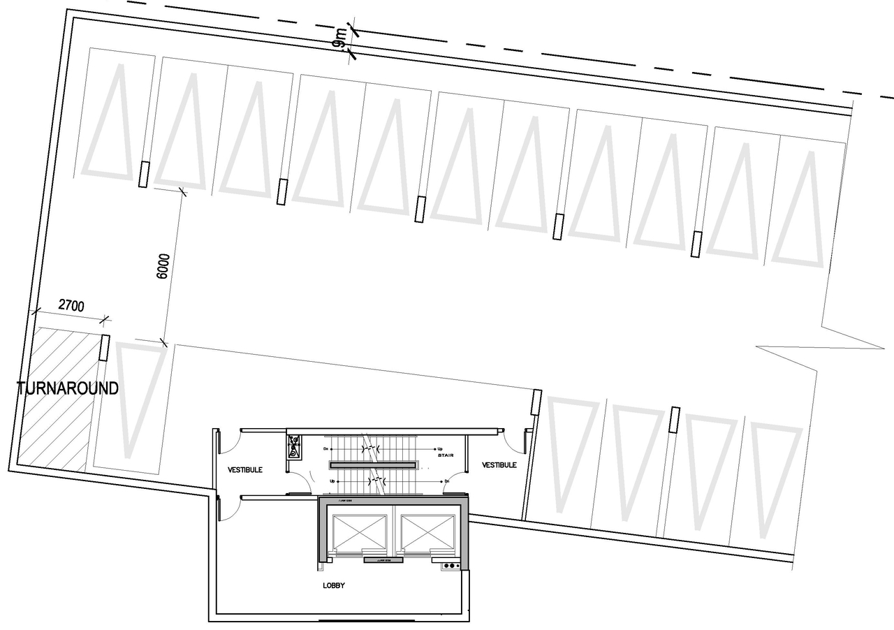 Floor plan for project from page 5 of the file 'D01-01-13-0019 Floor Plans'