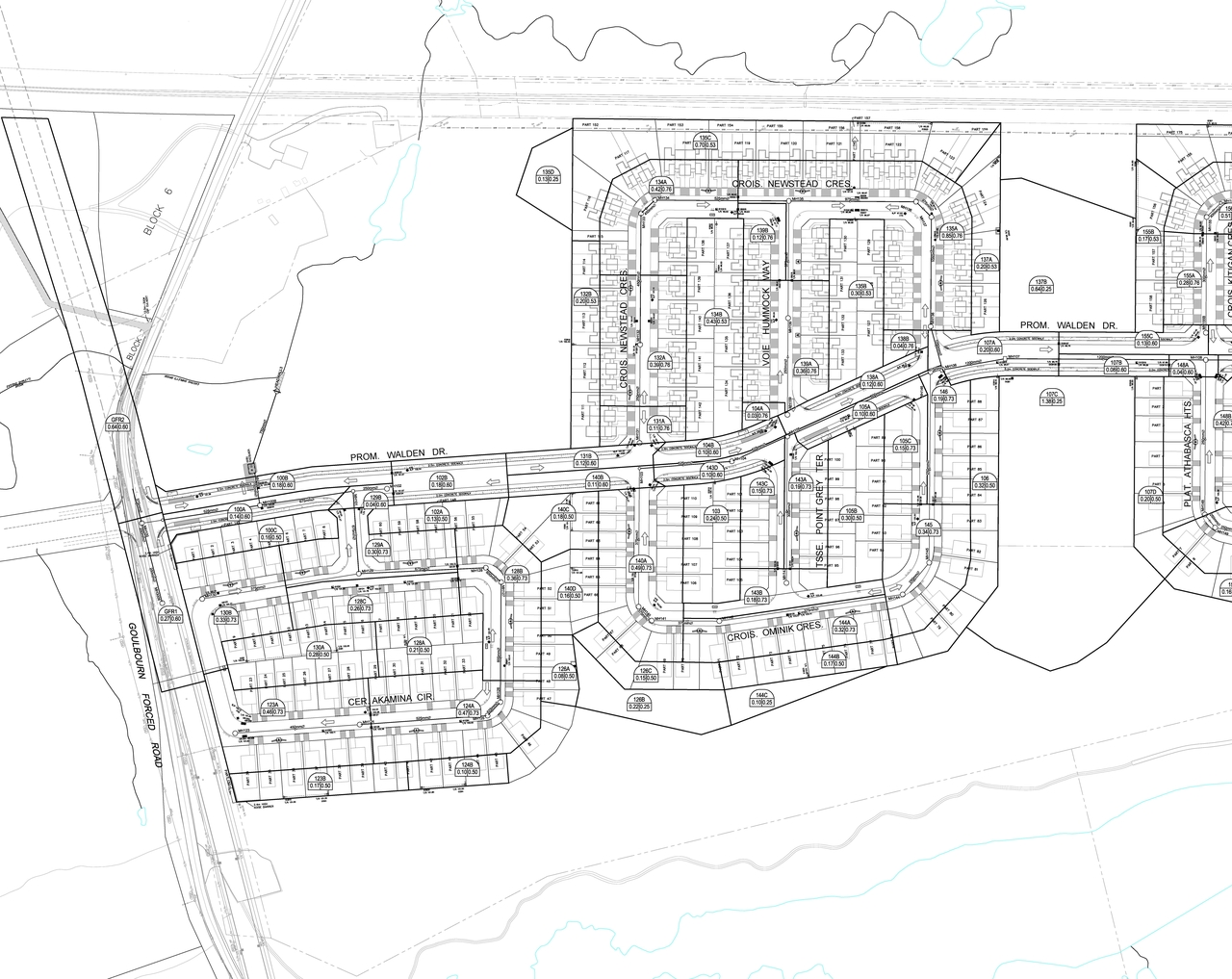 Construction site plan for project from page 110 of the file 'KNL - Ph 9 Design Brief 2018-08-22'
