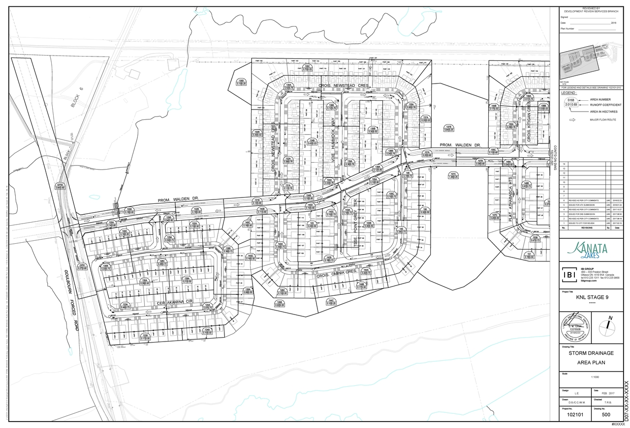 Construction site plan for project from page 110 of the file 'KNL - Ph 9 Design Brief 2018-08-22'