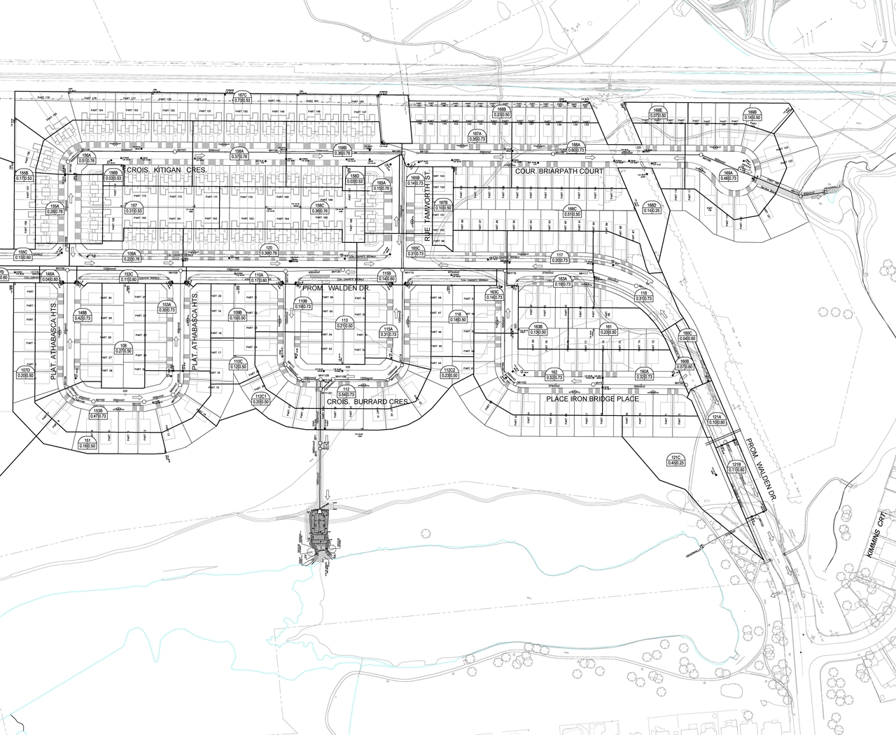 Construction site plan for project from page 111 of the file 'KNL - Ph 9 Design Brief 2018-08-22'