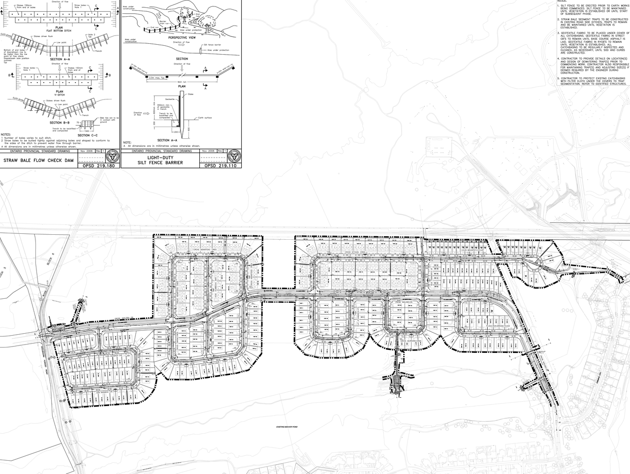 Construction site plan for project from page 195 of the file 'KNL - Ph 9 Design Brief 2018-08-22'
