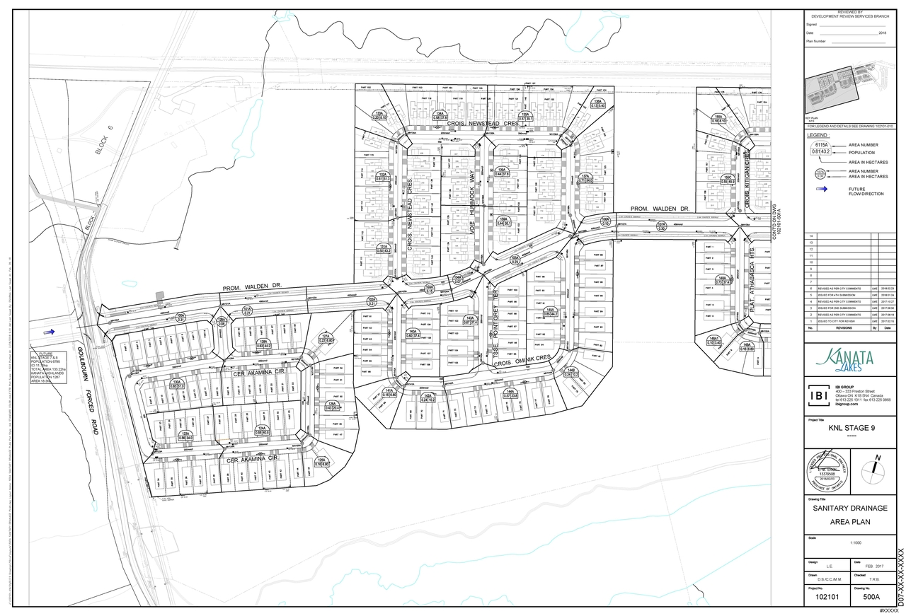 Construction site plan for project from page 97 of the file 'KNL - Ph 9 Design Brief 2018-08-22'