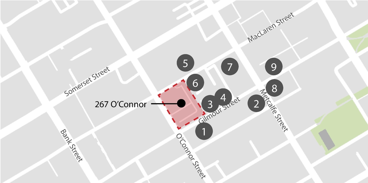 Construction site plan for project from page 23 of the file '2025-09-03 - SDRP Design Brief - Package 3 - D01-01-20-0019'