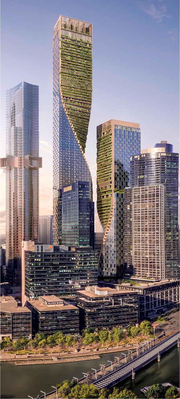 Rendering of building from page 3 of the file '2025-09-03 - SDRP Design Brief - Package 3 - D01-01-20-0019'