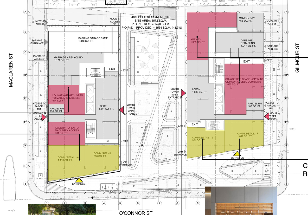 Construction site plan for project from page 35 of the file '2025-09-03 - SDRP Design Brief - Package 3 - D01-01-20-0019'