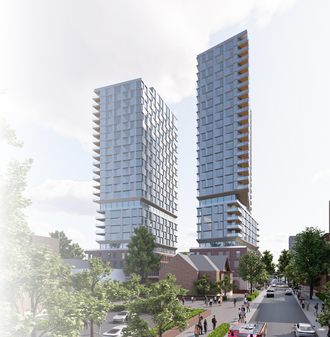 Rendering of building from page 49 of the file '2025-09-03 - SDRP Design Brief - Package 3 - D01-01-20-0019'