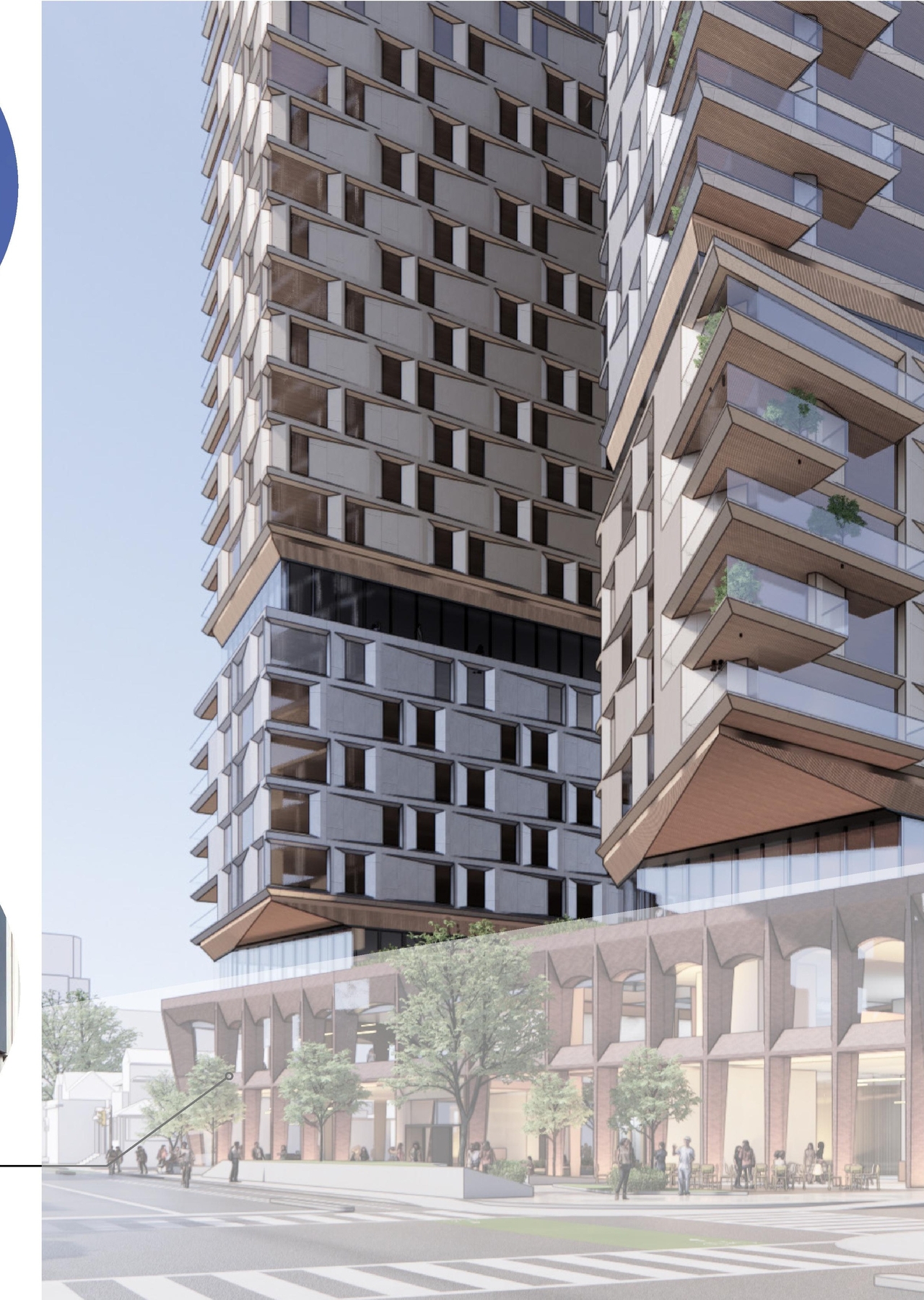 Rendering of building from page 54 of the file '2024-05-07 - Special Design Review Panel Presentation - D01-01-20-0019'