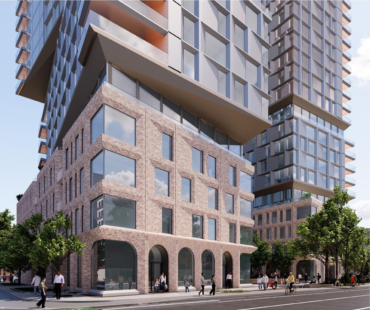 Rendering of building from page 15 of the file '2025-12-04 - Design Brief - D01-01-20-0019'