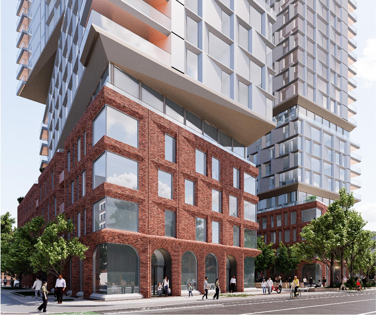 Rendering of building from page 15 of the file '2025-12-04 - Design Brief - D01-01-20-0019'
