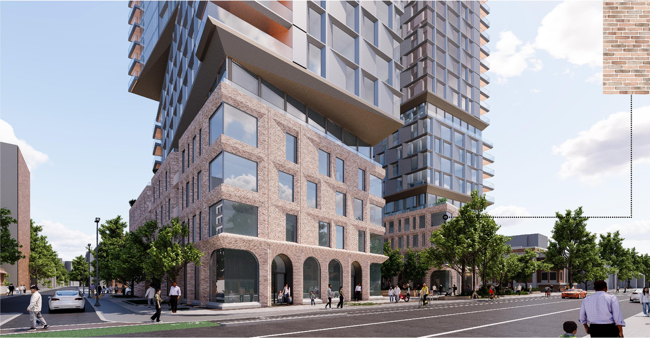 Rendering of building from page 17 of the file '2025-12-04 - Design Brief - D01-01-20-0019'