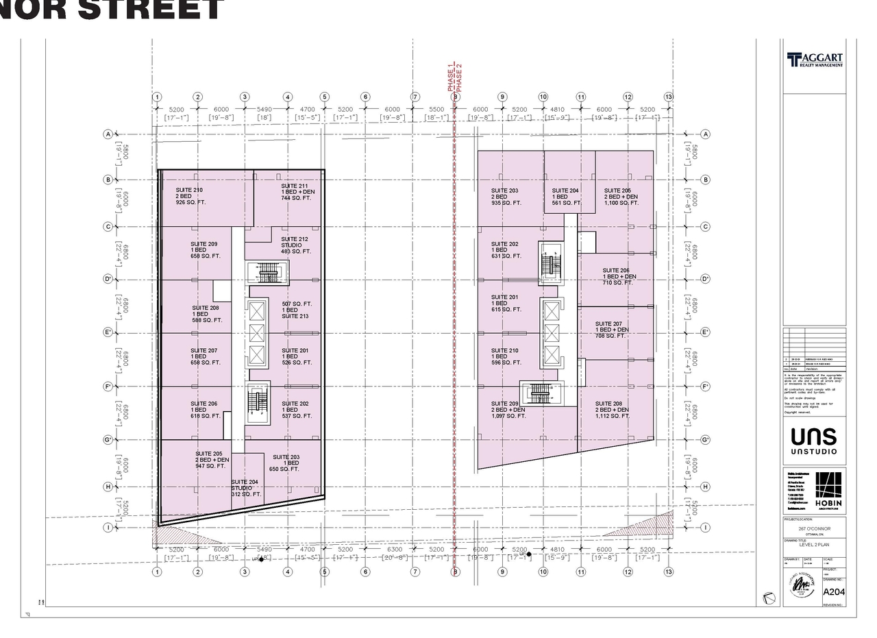 Construction site plan for project from page 33 of the file '2025-12-04 - Design Brief - D01-01-20-0019'
