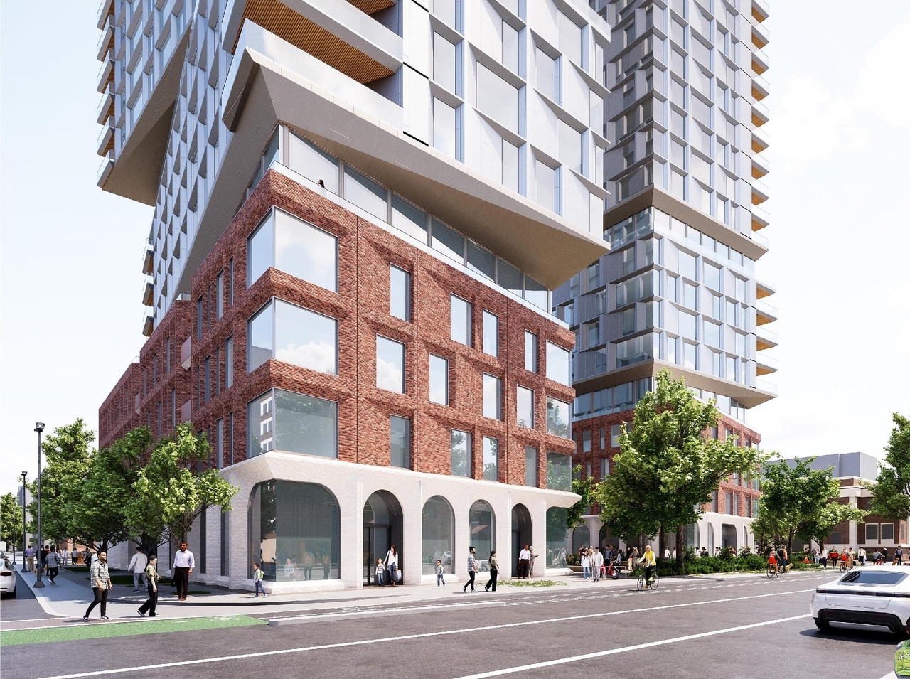 Rendering of building from page 6 of the file '2025-12-04 - Design Brief - D01-01-20-0019'