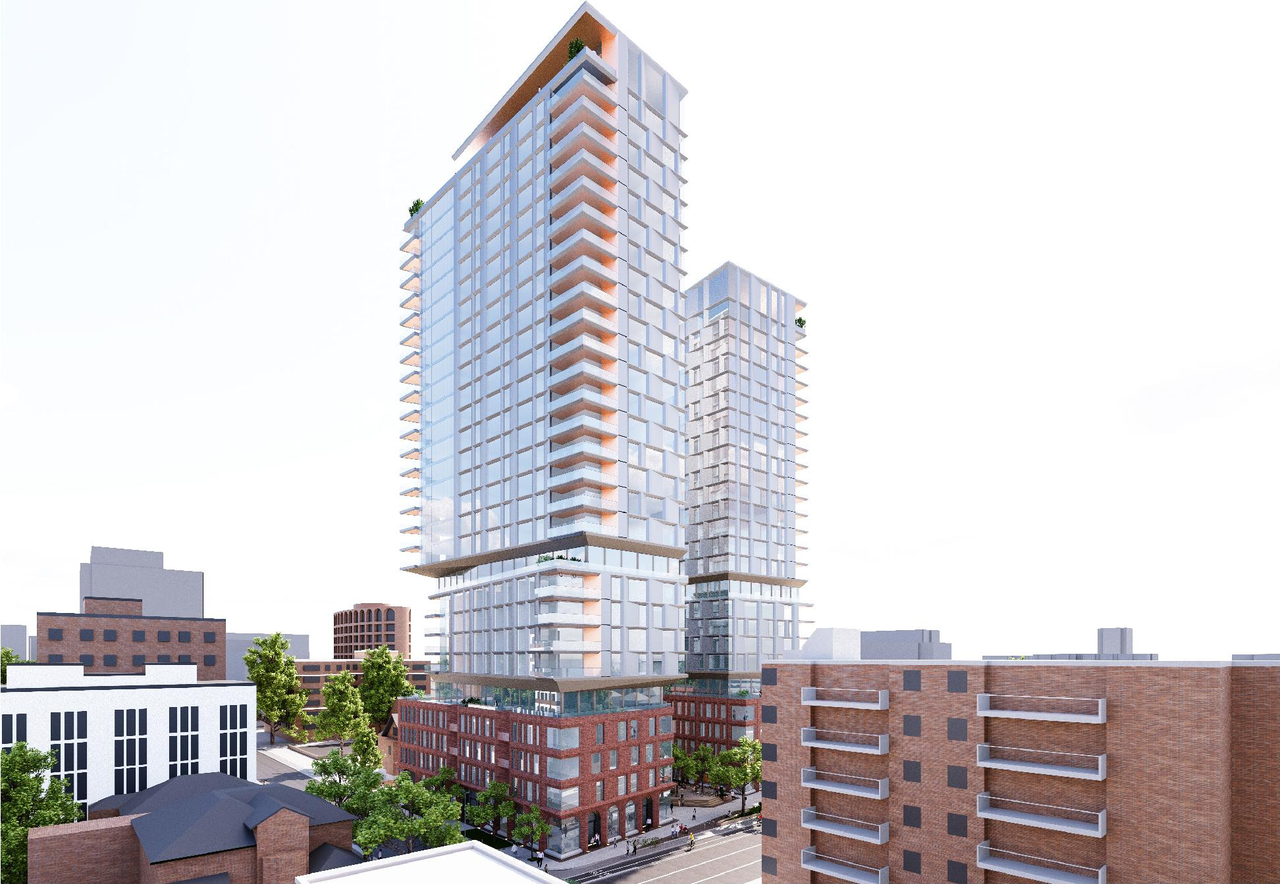 Rendering of building from page 9 of the file '2025-12-04 - Design Brief - D01-01-20-0019'