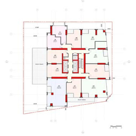 Floor plan for project from page 30 of the file '2021-07-23 - Planning Rationale and Design Brief - D01-01-21-0007'