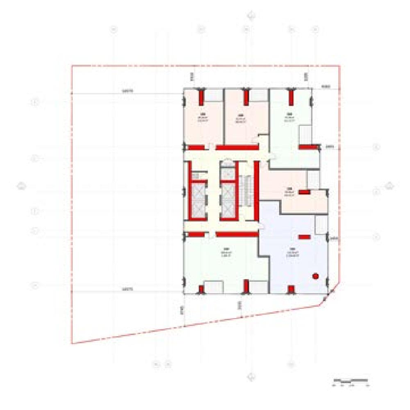 Floor plan for project from page 32 of the file '2021-07-23 - Planning Rationale and Design Brief - D01-01-21-0007'