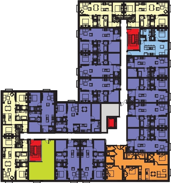 Floor plan for project from page 35 of the file '2022-08-05 - Design Brief - D01-01-21-0008'