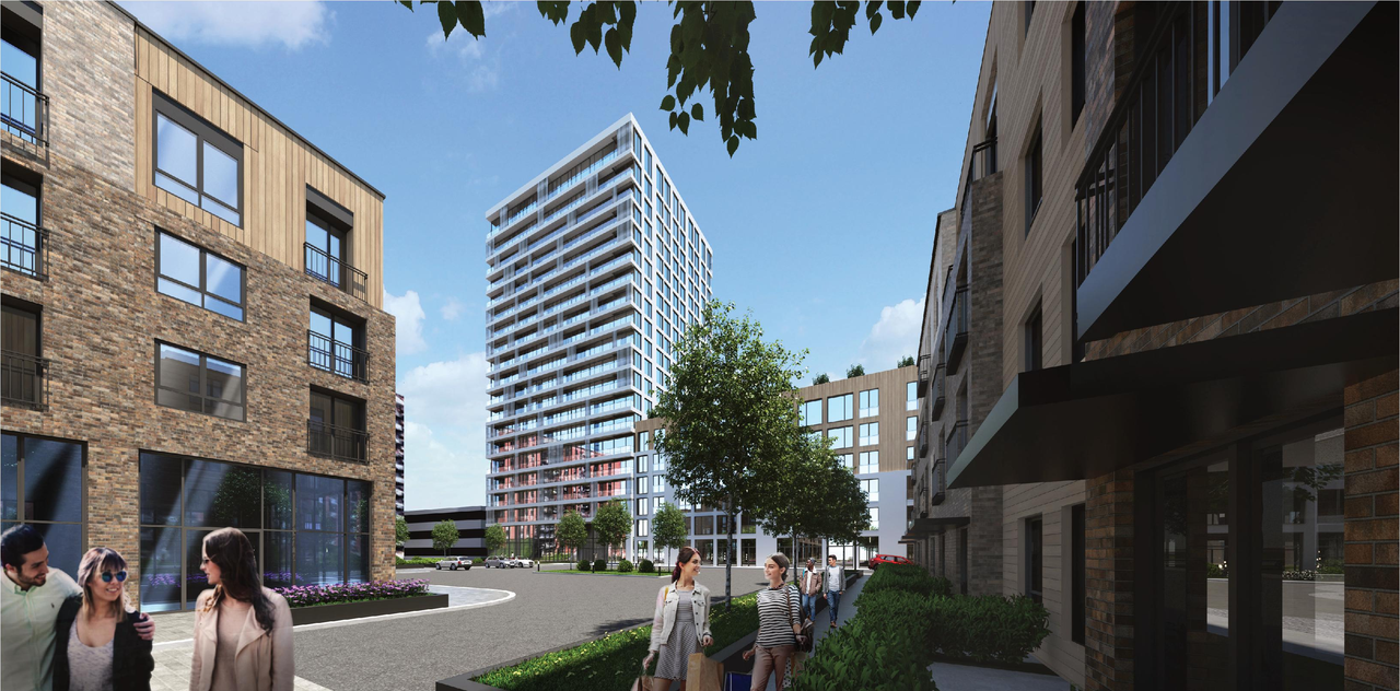 Rendering of building from page 62 of the file '2022-08-05 - Design Brief - D01-01-21-0008'