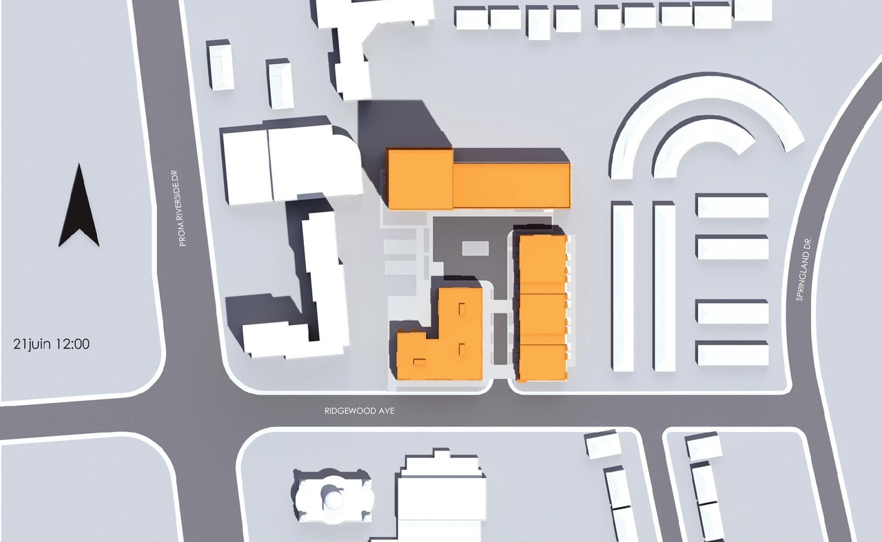 Construction site plan for project from page 66 of the file '2022-08-05 - Design Brief - D01-01-21-0008'