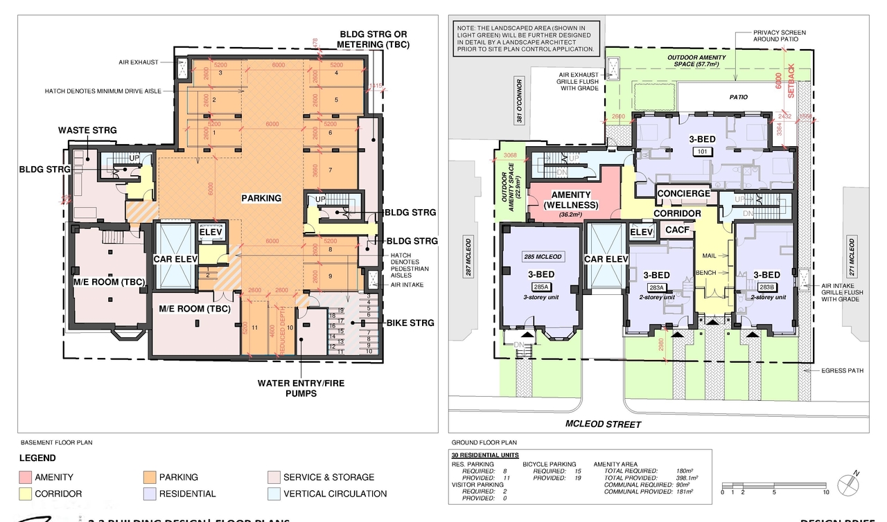 Floor plan for project from page 27 of the file '2021-08-19 - Architectural Package and Design Brief - D01-01-21-0014'