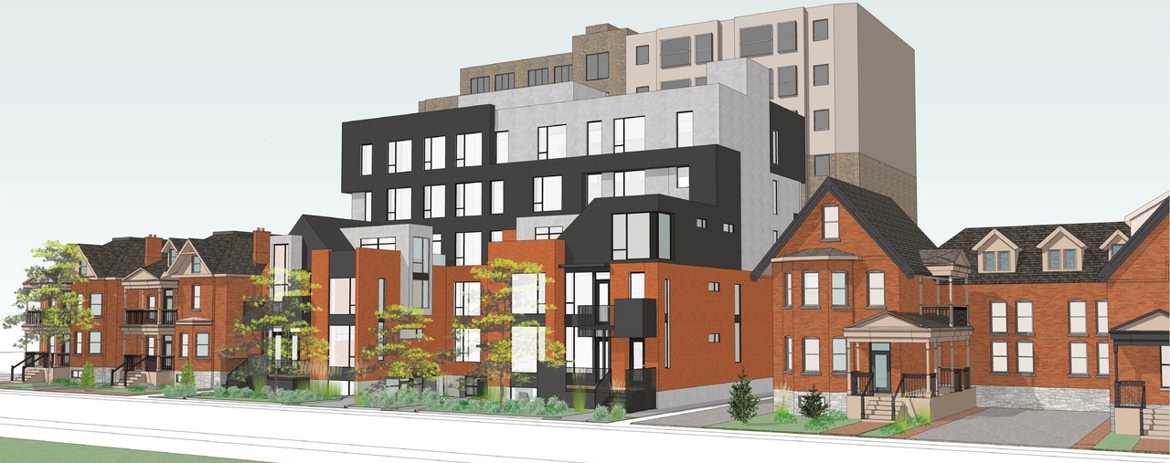 Rendering of building from page 25 of the file '2023-01-13 - Floor Plans - D01-01-21-0014'