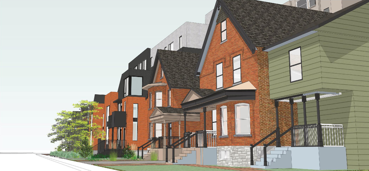 Rendering of building from page 28 of the file '2023-01-13 - Floor Plans - D01-01-21-0014'