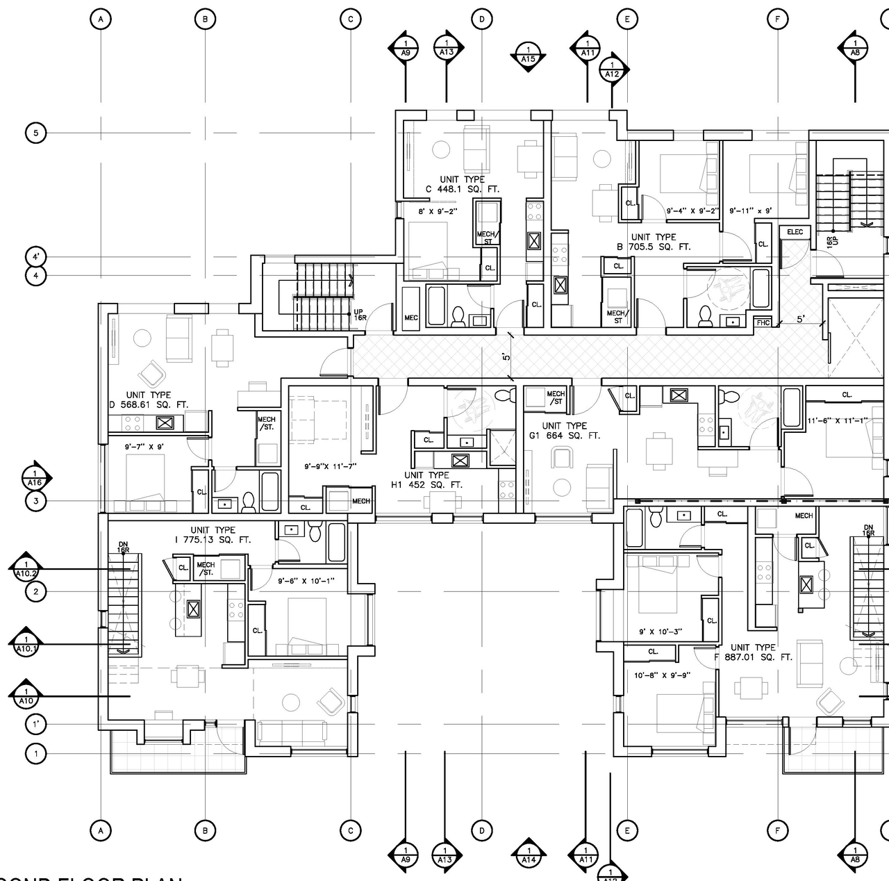 Floor plan for project from page 7 of the file '2023-01-13 - Floor Plans - D01-01-21-0014'