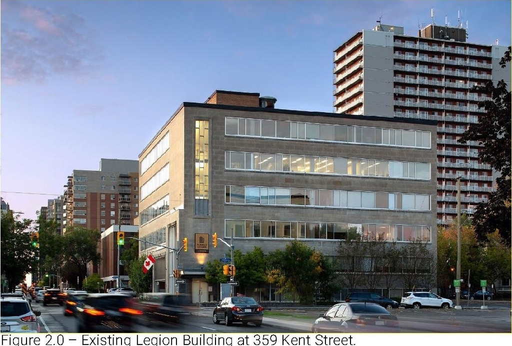 Rendering of building from page 2 of the file '2023-08-01 - Design Brief Revision No 2 - D01-01-21-0015'
