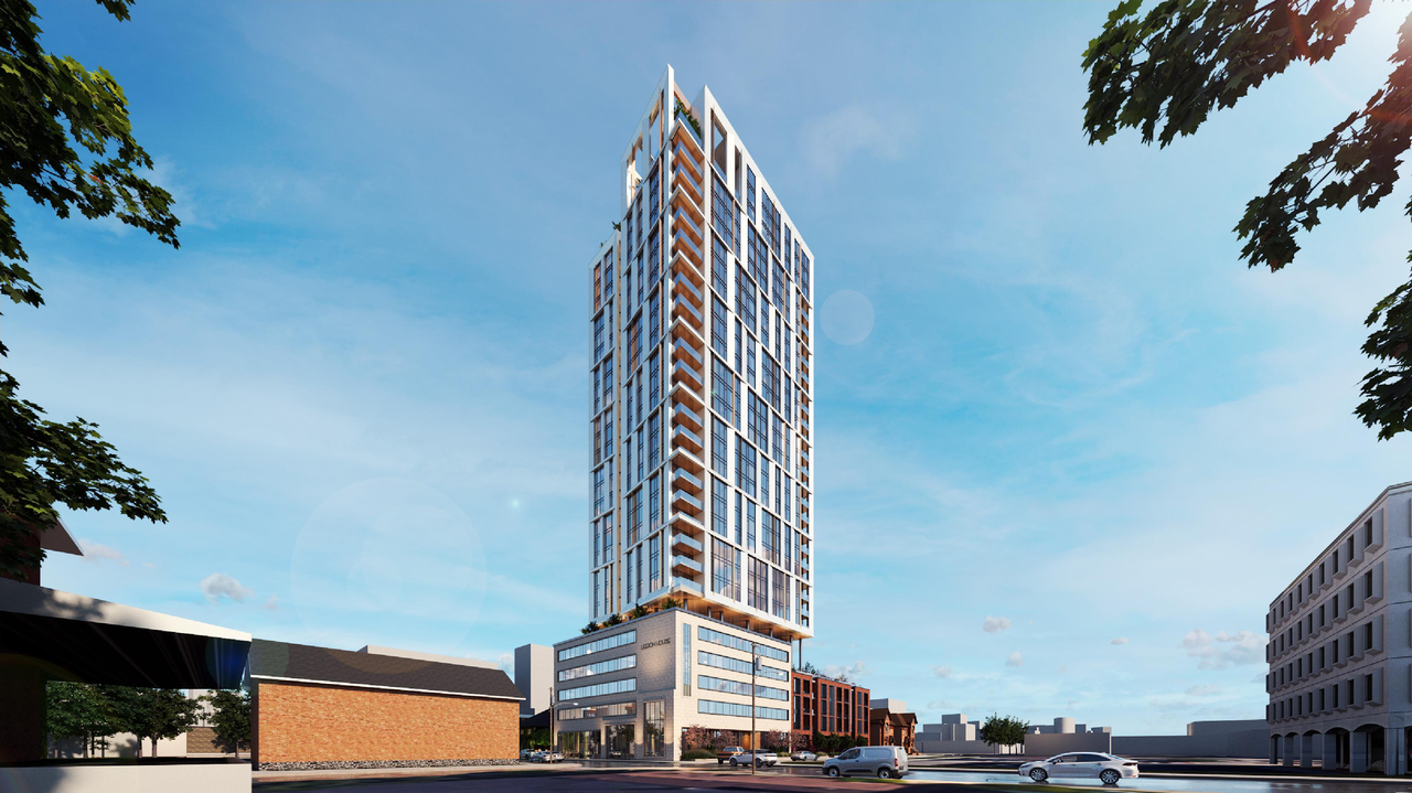 Rendering of building from page 2 of the file '2023-08-01 - Rendered Views - D01-01-21-0015'