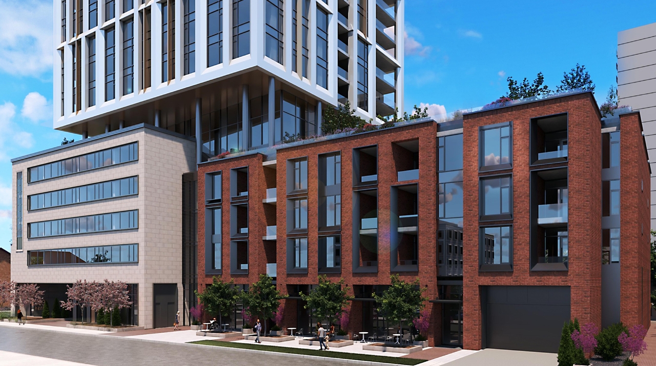 Rendering of building from page 9 of the file '2023-08-01 - Rendered Views - D01-01-21-0015'