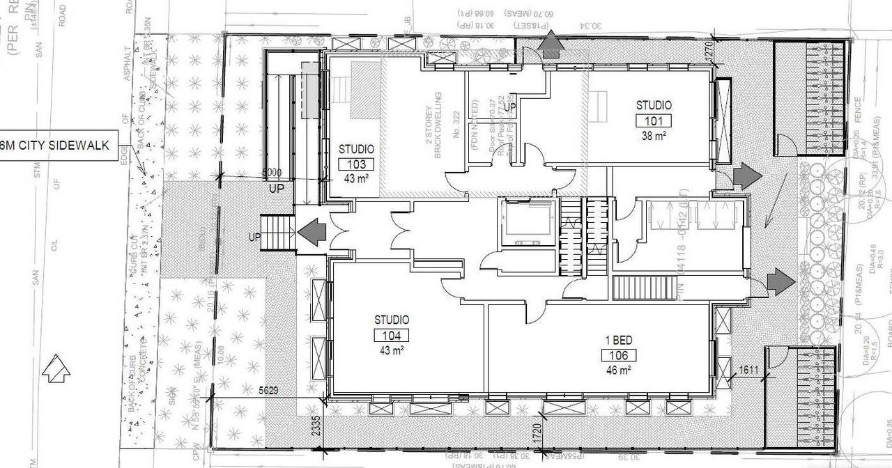 Floor plan for project from page 12 of the file '2021-09-15 - Planning Rationale and Design Brief - D01-01-21-0016'