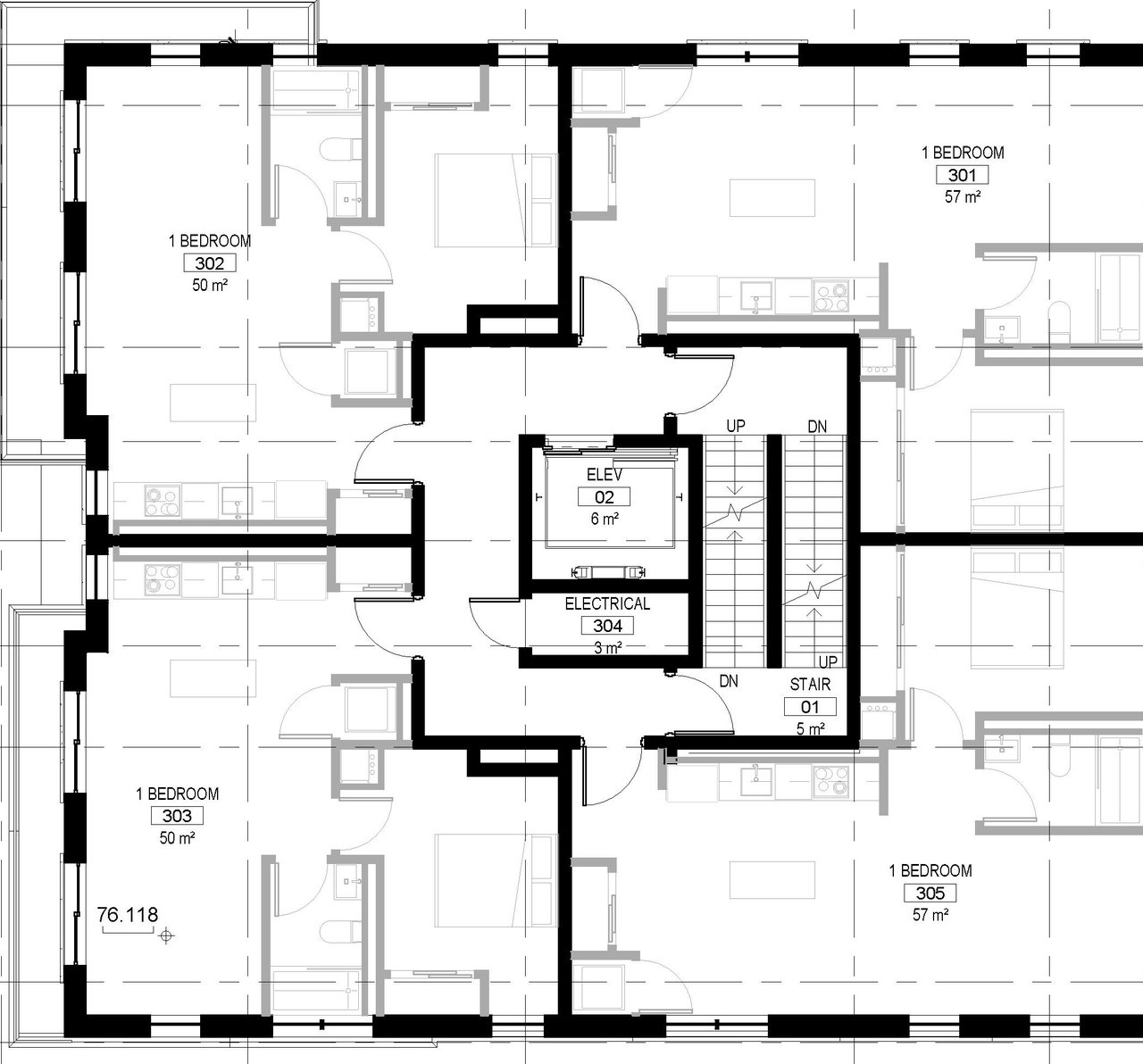 Floor plan for project from page 33 of the file '2021-12-24 - UDRP Package - D01-01-21-0016'