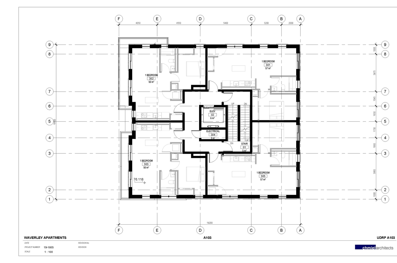 Floor plan for project from page 4 of the file '2021-09-15 - Floor Plans and Building Elevations - D01-01-21-0016'