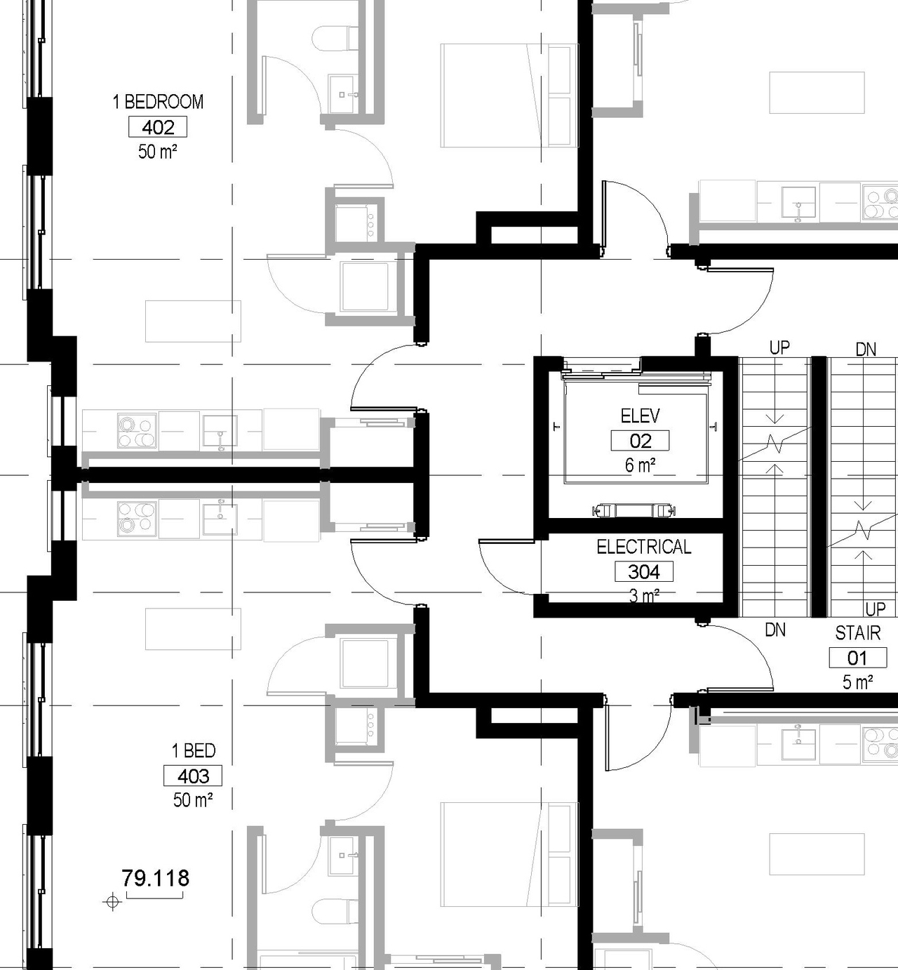 Floor plan for project from page 5 of the file '2021-09-15 - Floor Plans and Building Elevations - D01-01-21-0016'