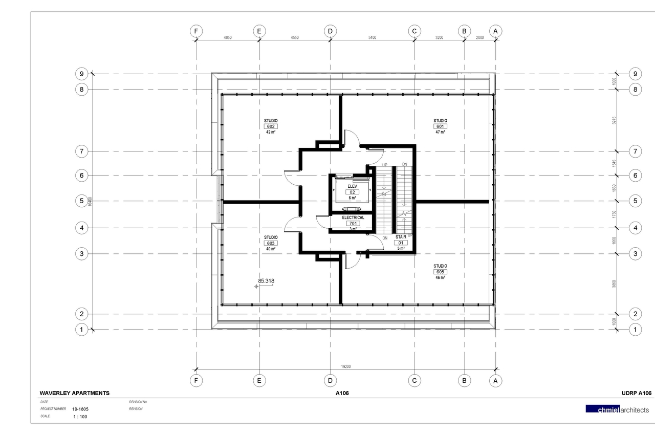 Floor plan for project from page 7 of the file '2021-09-15 - Floor Plans and Building Elevations - D01-01-21-0016'