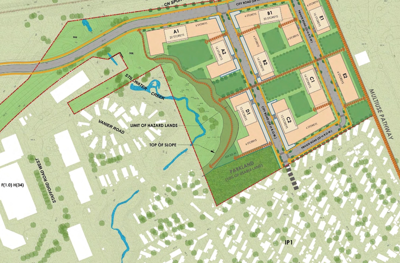 Construction site plan for project from page 24 of the file '2021-11-24 - Applicant UDRP Presentation - D01-01-21-0021'