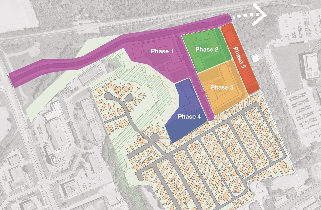 Construction site plan for project from page 31 of the file '2021-11-24 - Applicant UDRP Presentation - D01-01-21-0021'