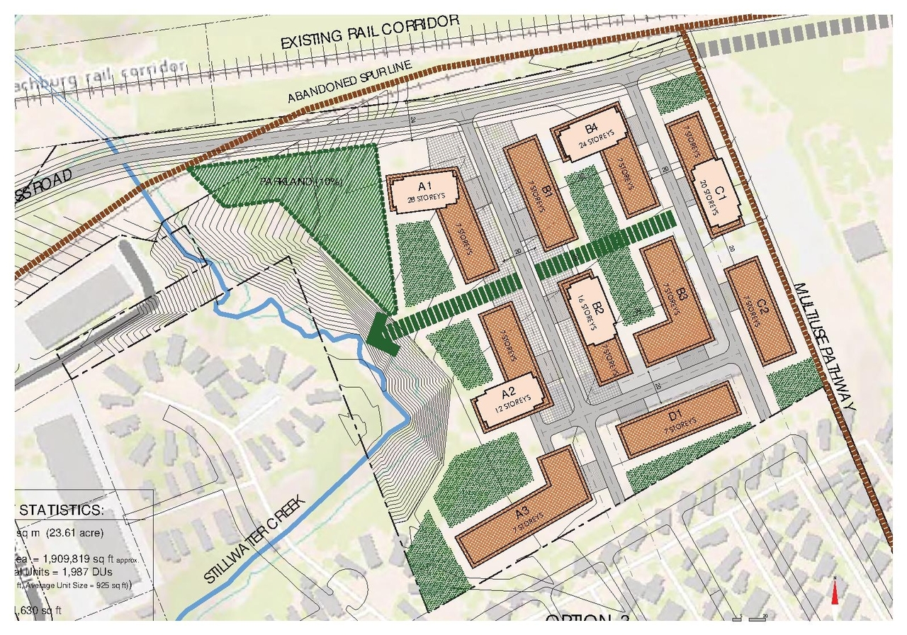 Construction site plan for project from page 35 of the file '2021-11-24 - Applicant UDRP Presentation - D01-01-21-0021'
