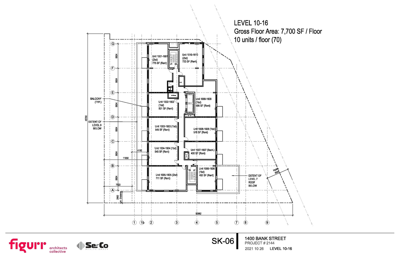 Floor plan for project from page 6 of the file '2021-11-24 - Parking Floor Plans - D01-01-21-0026'