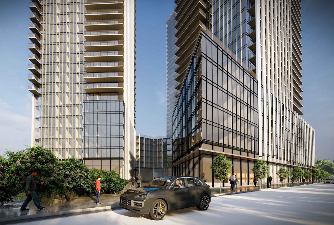 Rendering of building from page 3 of the file '2022-02-04 - Renderings - D01-01-22-0001'