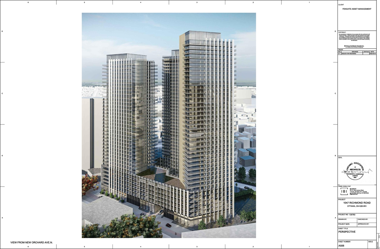 Rendering of building from page 6 of the file '2022-02-04 - Renderings - D01-01-22-0001'