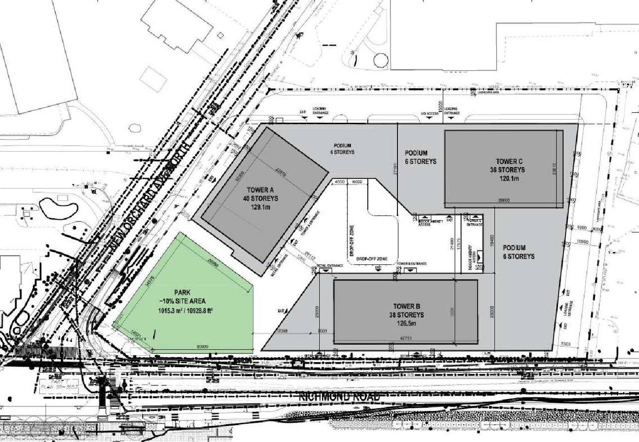 Construction site plan for project from page 12 of the file '2022-02-04 - Planning Rationale and Design Brief - D01-01-22-0001'