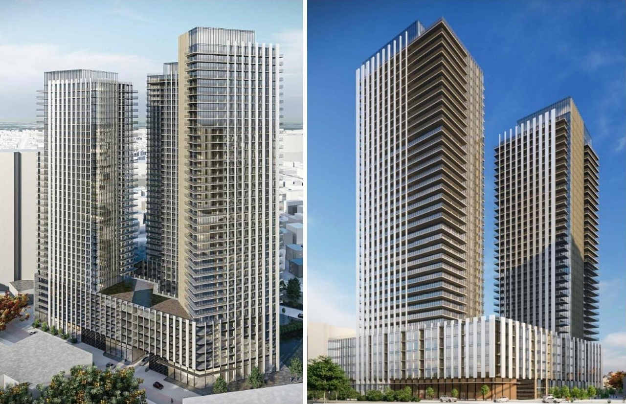 Rendering of building from page 13 of the file '2022-02-04 - Planning Rationale and Design Brief - D01-01-22-0001'