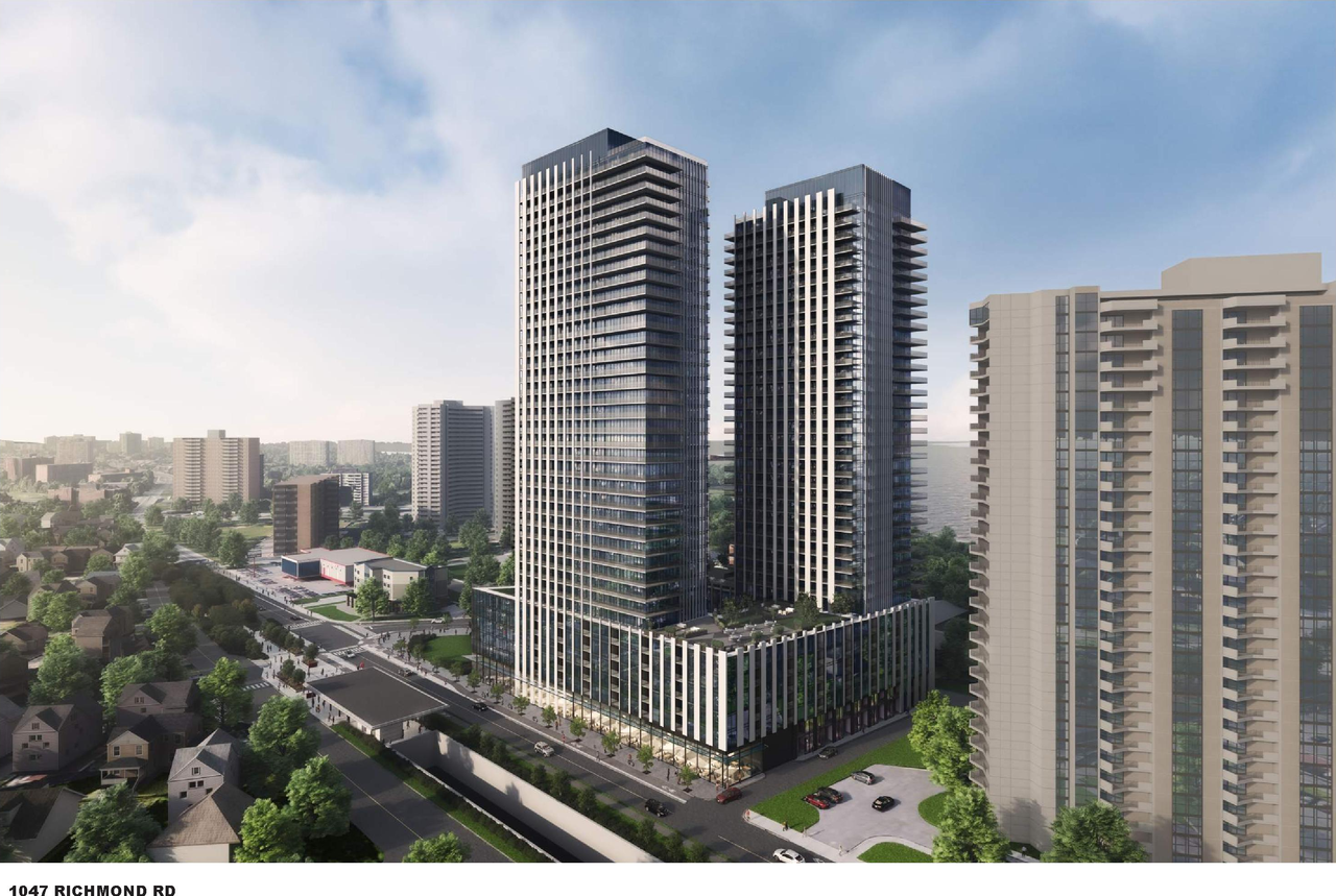 Rendering of building from page 25 of the file '2022-03-30 - UDRP Presentation - D01-01-22-0001'