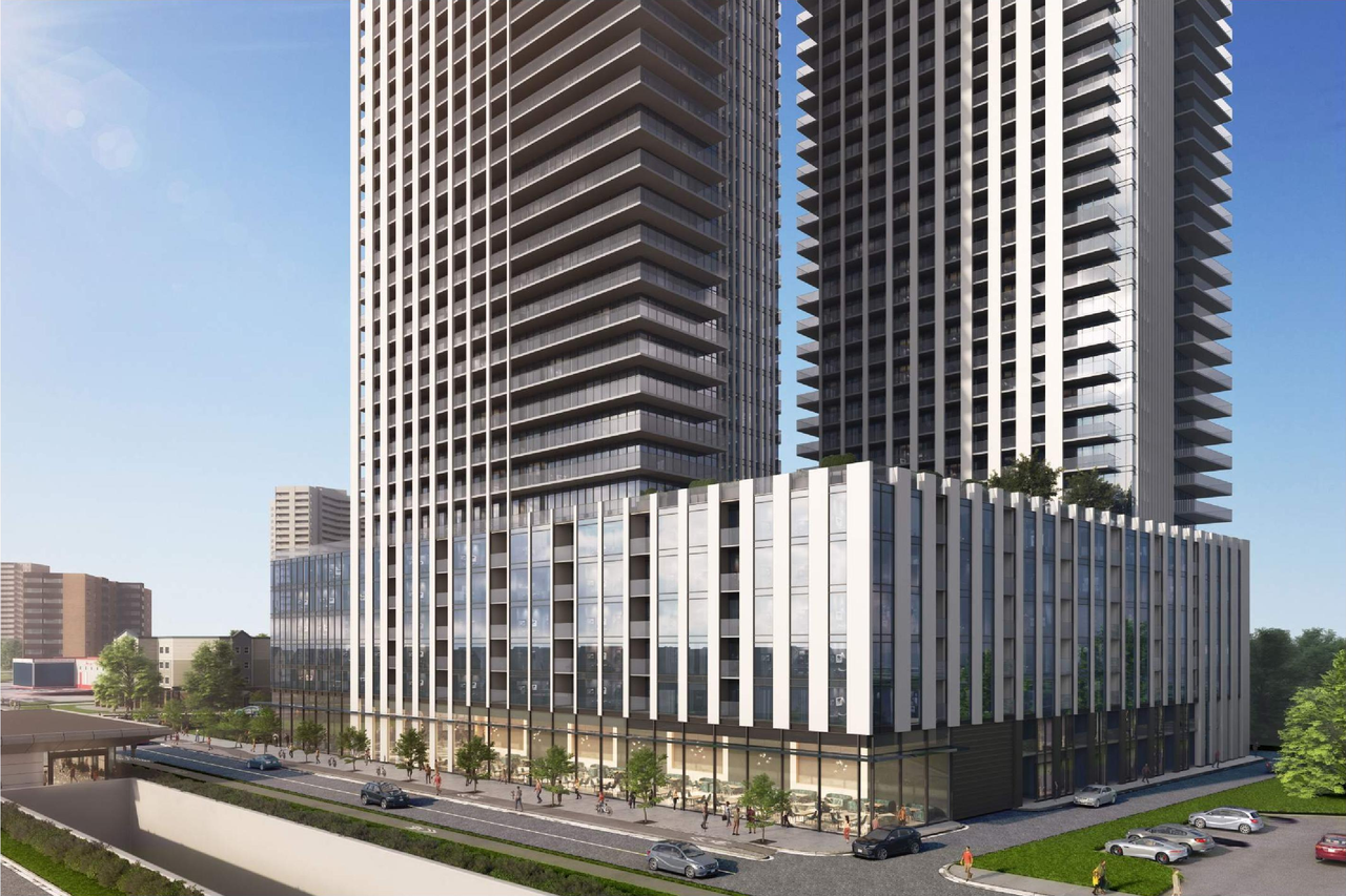Rendering of building from page 32 of the file '2022-03-30 - UDRP Presentation - D01-01-22-0001'