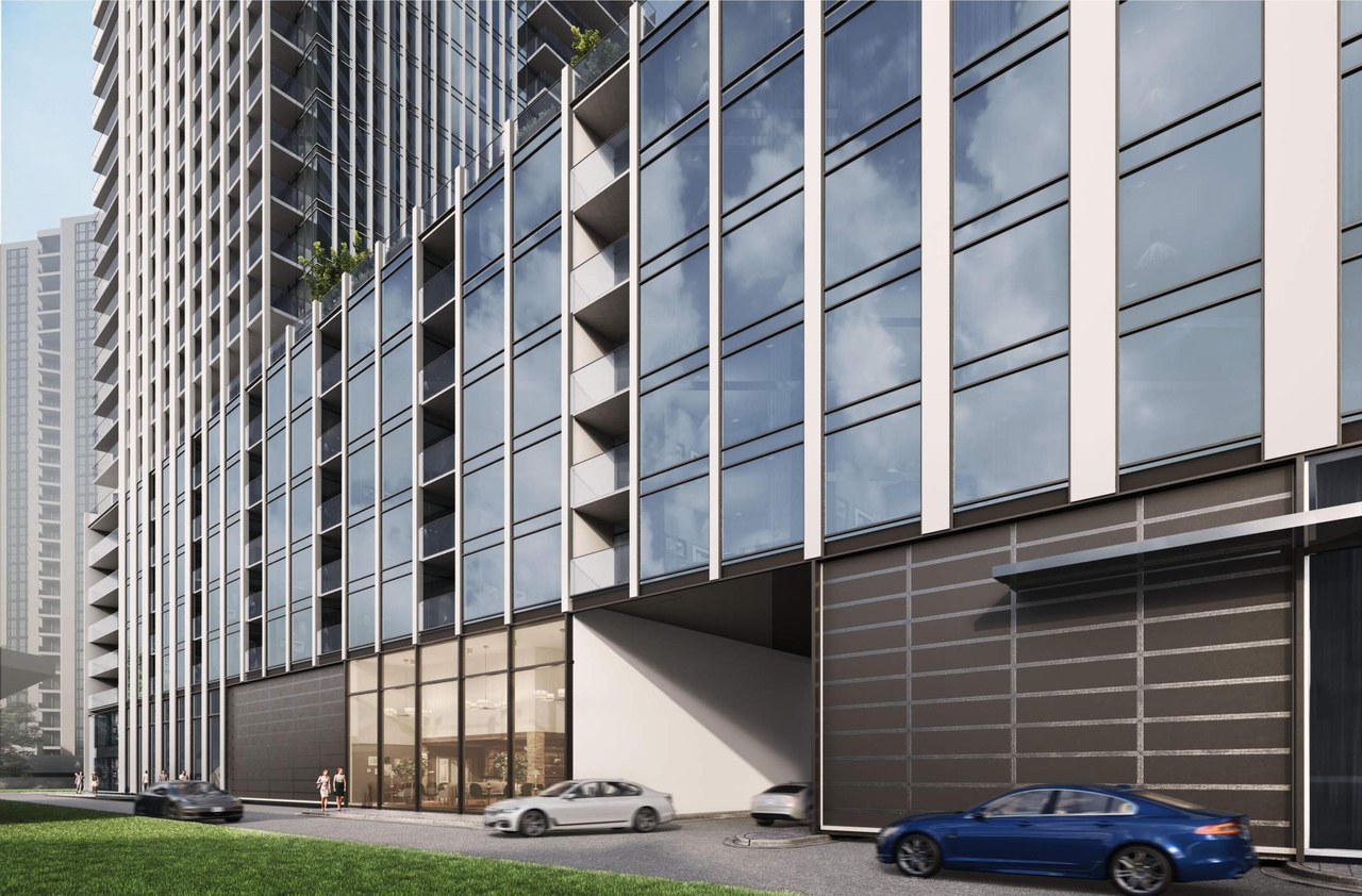 Rendering of building from page 33 of the file '2022-03-30 - UDRP Presentation - D01-01-22-0001'