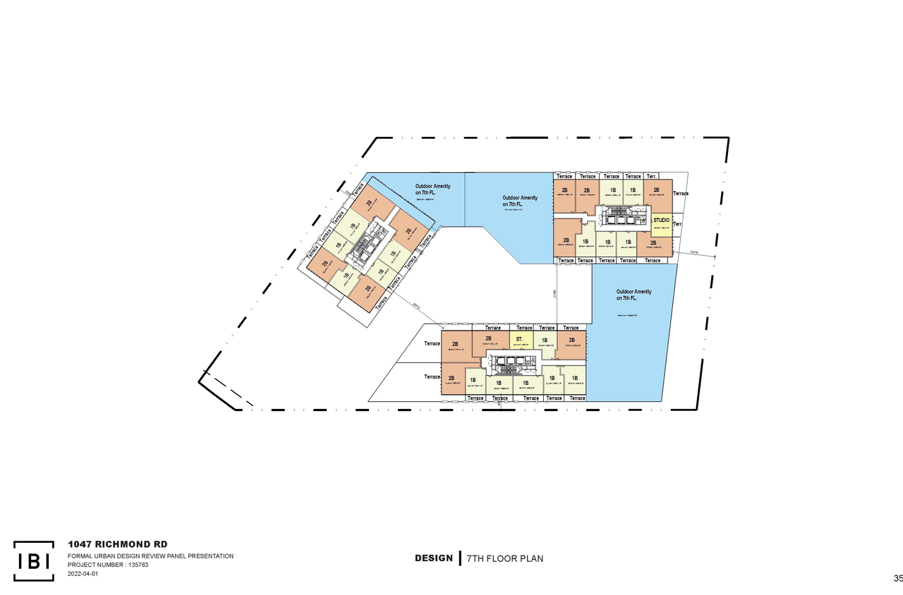 Floor plan for project from page 35 of the file '2022-03-30 - UDRP Presentation - D01-01-22-0001'