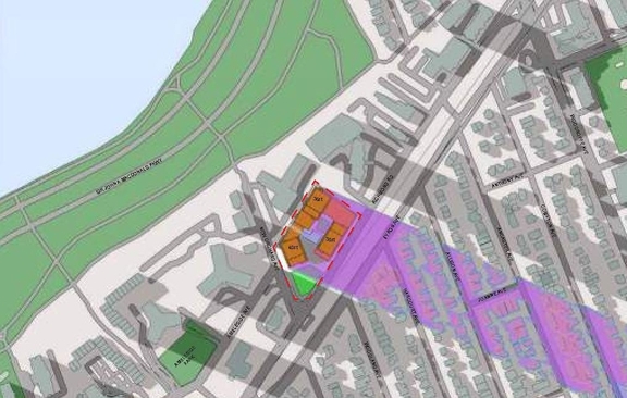 Construction site plan for project from page 54 of the file '2022-03-30 - UDRP Presentation - D01-01-22-0001'