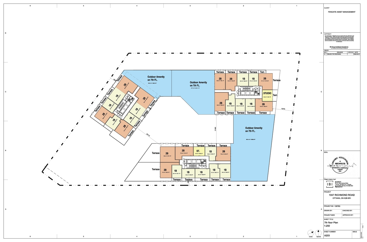 Floor plan for project from page 10 of the file '2022-02-04 - Site Plan, Floor Plans, and Parking Plan - D01-01-22-0001'