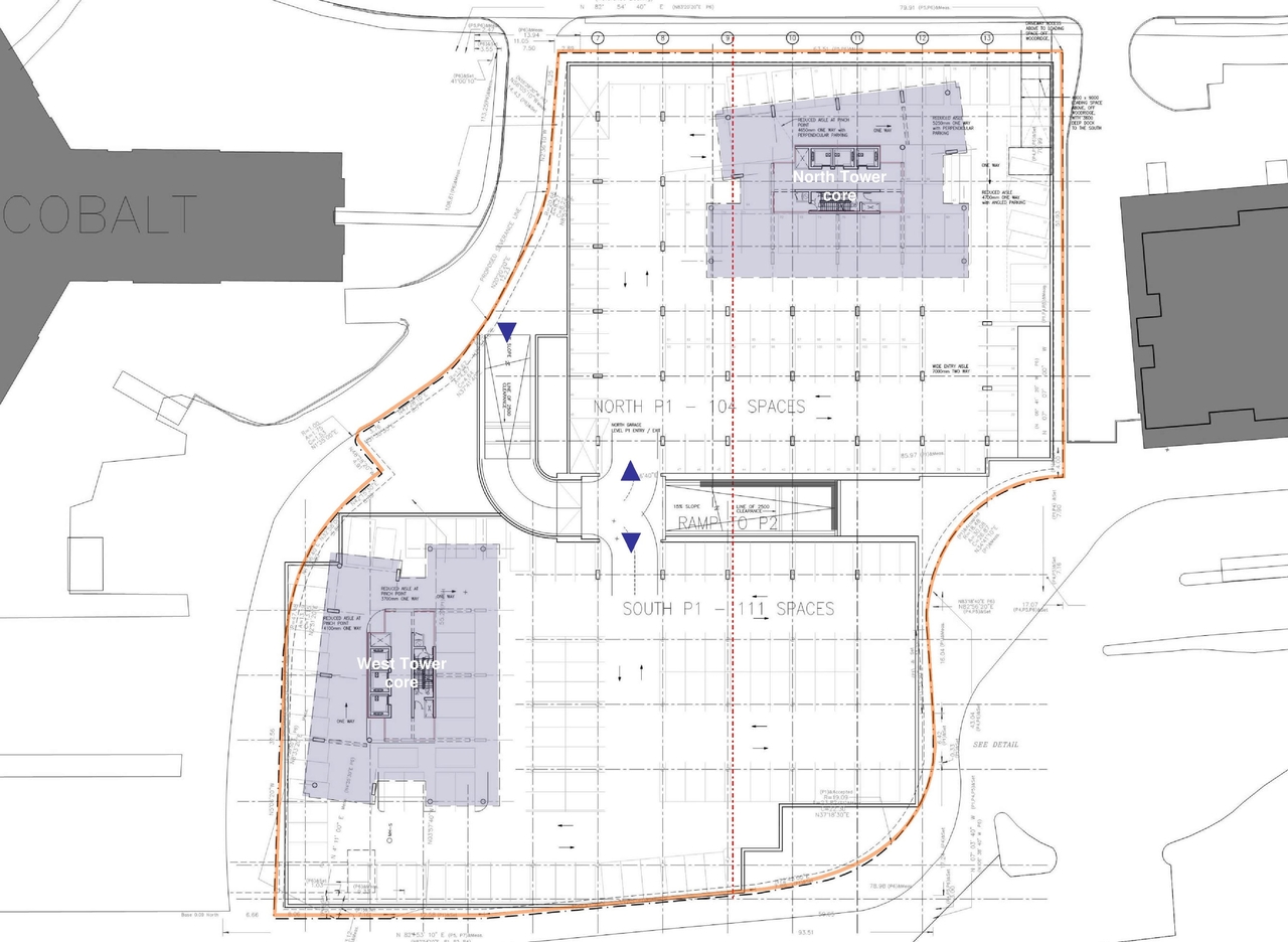 Floor plan for project from page 26 of the file '2023-12-21 - Urban Design Review Drawing Package - D01-01-22-0004'