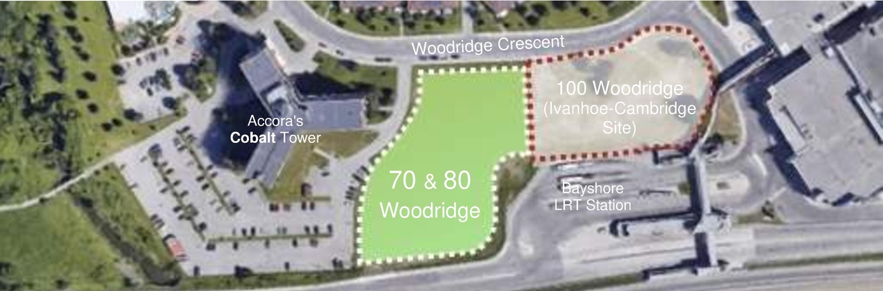 Construction site plan for project from page 3 of the file '2023-12-21 - Urban Design Review Drawing Package - D01-01-22-0004'